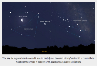Illustration for article titled Leonard Nimoy gets his own asteroid